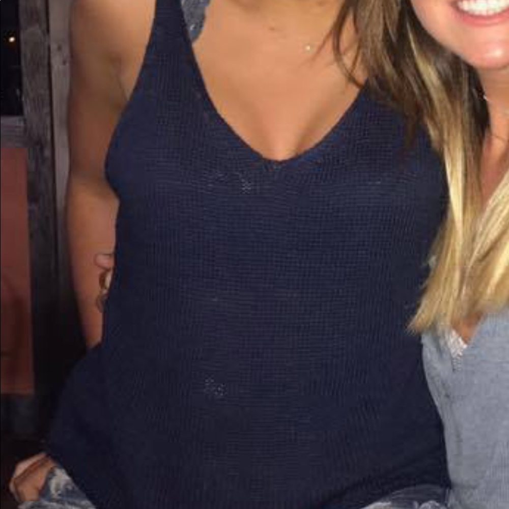 Knit tank top